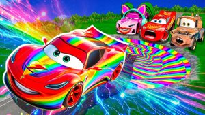 Машинки летают и прыгают! Развивающие мультики Машины помощники. Мультфильмы про машинки