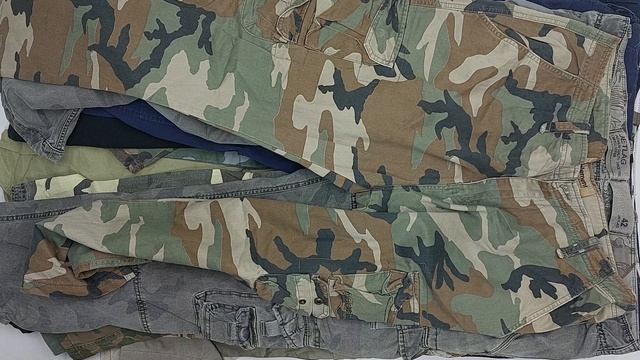 Штаны мужские карго секонд оптом 4 пак