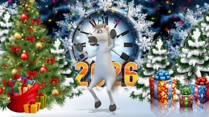 Футаж №7 С Новым 2026 годом! Новогодние Футажи для Творчества 2026 года!