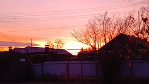 Очень красивое, морозное утро перед работой.