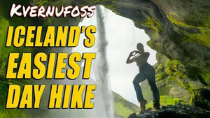 Прогулка к скрытому водопаду рядом с известным Скогафоссом. Неспешный и легкий трекинг по Исландии