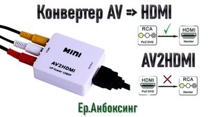 AV2HDMI, или конвертер из AV в HDMI | Ер.Анбоксинг - выпуск 33