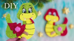 ЗМЕЯ СИМВОЛ 2025 из ФОАМИРАНА своими руками