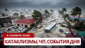 Новости Сегодня 04.11.2025 -  Катаклизмы, ЧП, События Дня | Китай Россия США Индия Европа