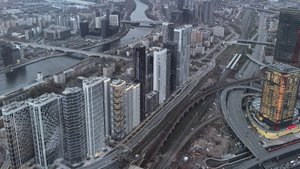 Moscow City. Отель Novotel. Ресторан Russki в башне Око