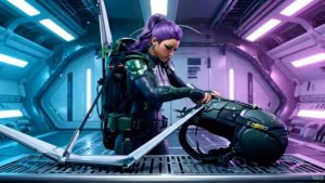 K-Pop (Кей-поп). Джину и Руми на дельтапланах (AI видео + AI музыка)