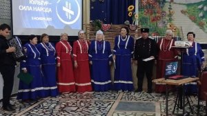 2025 г. 3 ноября праздничный концерт поют Ольгинские казачки