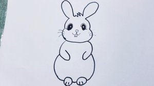 Зайчик. Рисуем Вместе.