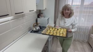 Печем печенье с начинкой из творога//