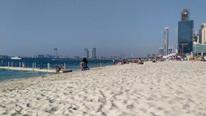 Отличный пляж с высотками! Пляж JBR!