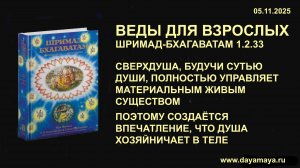 Веды для взрослых. Шримад-Бхагаватам 1.2.33