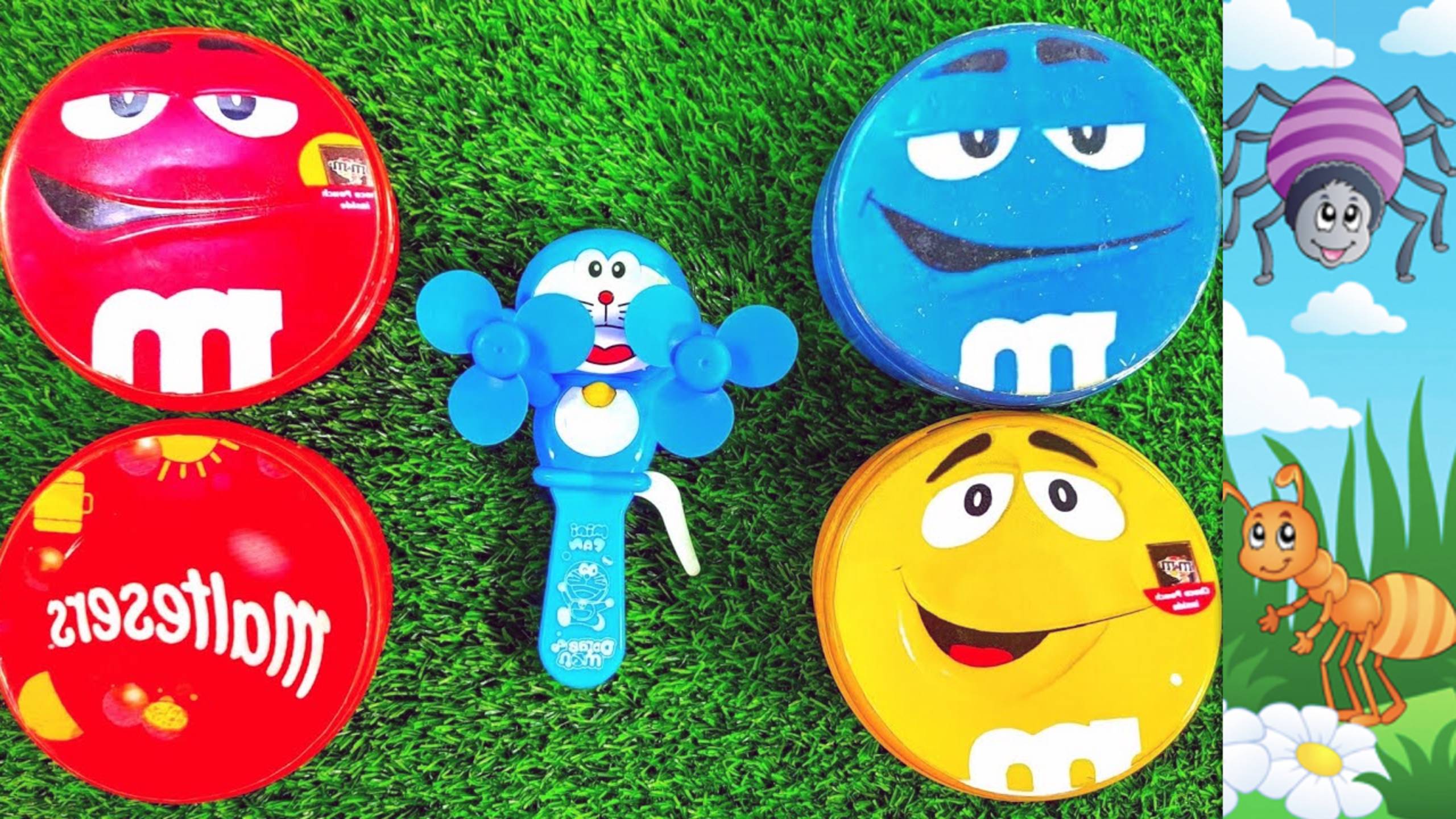 Мультики для детей. Аппетитные конфетки Эмэндемс 4 коробочки. Мультики для малышей про конфетки