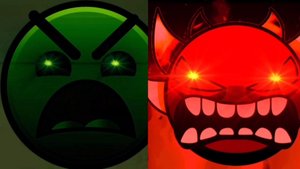 Злые Лица Гд (Geometry Dash) 78 фаз (Перезалив)