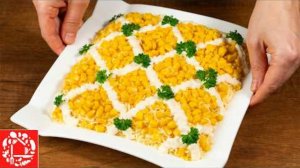 Нежный и яркий салат за 10 минут — гости в восторге!