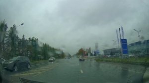 Поездка по улицам города Тюмень с Киевской до СНТ "Лесные Зори"