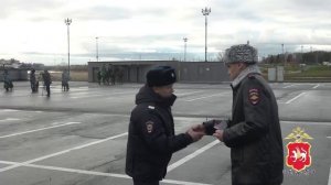 В Управлении МВД России по г. Казани состоялся праздничный гарнизонный развод