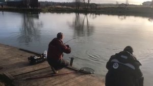 поимка форели на силикон