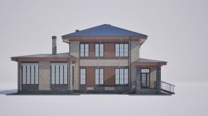 «Юлианна»™ | 3dDom
Двухэтажный коттедж с вальмовой кровлей и зимнем садом
Круговой обзор 360 градус