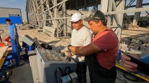 Вибропресс Рифей Буран 2 без БСУ но с приемным бункером для смеси