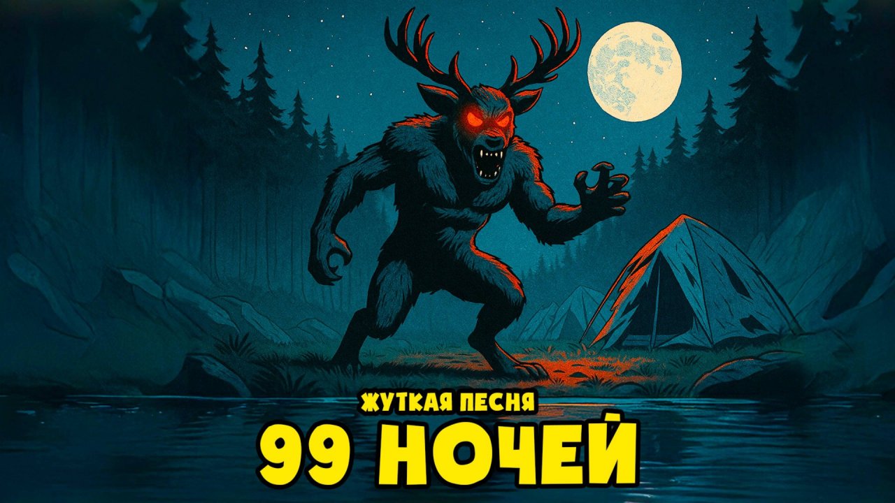99 НОЧЕЙ - Аниматор (ПЕСНЯ КЛИП 99 nights in the forest)