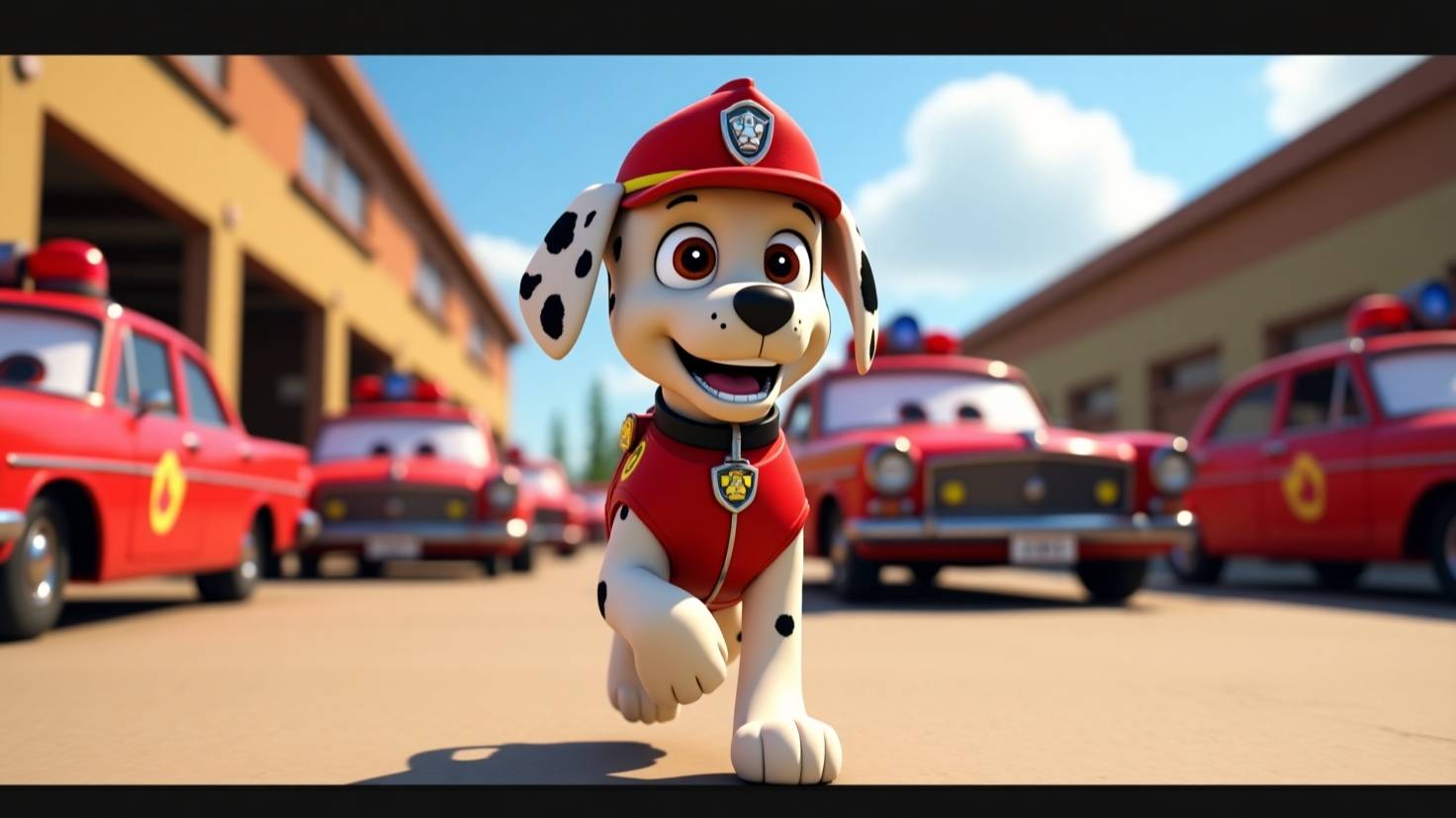 Щенячий патруль, Скай, Маршал, Эверест, Гончик, Крепышь и Зума стали полицейскими водителями