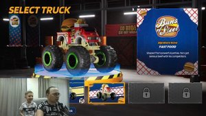 монстер траки хотвилсы  Hot Wheels Monster Trucks Stunt Mayhem трюки