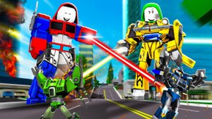 Джей Джей и Майки становятся ТРАНСФОРМЕРАМИ! Анимация Роблокс