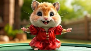 Хомячок на батуте