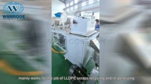 Параллельный двухшнековый гранулятор для ЛПЭНП с серводвигателем