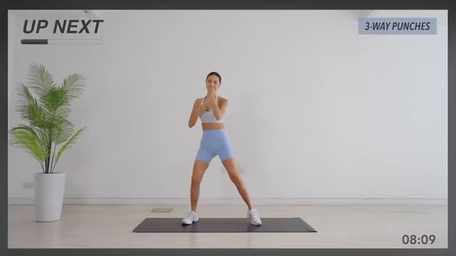 📹 15-МИНУТНАЯ КАРДИО ТРЕНИРОВКА  🔥 СЖИГАНИЕ ЖИРА (без прыжков, приседаний и выпадов) → #MIZI