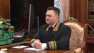 Президент встретился с Председателем Верховного Суда Игорем Красновым, Кремль, 5 ноября 2025 года