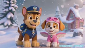 Щенячий патруль | Зимнее приключение❄☃ | Скай, Гончик Чейз, Маршал 😀