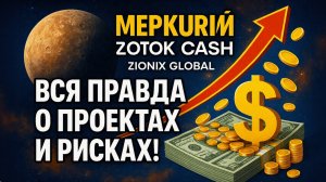 Меркурий, поток Cash, Zionix Global - вся правда о проектах, рисках. Куда инвестировать в 2025 году