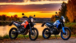 На мотоциклах по лазурному берегу Оби