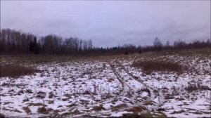 АРХИВ. Коп по снегу. Хутора и деревня.