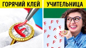 ✏️ Крутые поделки и гениальные идеи для школьных принадлежностей 🎒