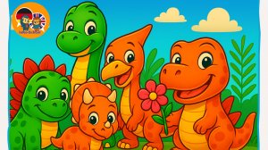 Dinosaurier Geschichte Сказка про динозавров Читаем и рассуждаем Deutsch lernen für Kinder