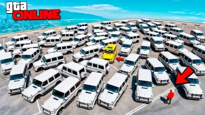 Затроллил копов и поставил 100 чит тачек в GTA 5! Битва воров против копов в ГТА 5 Онлайн!