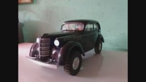 Распечатка и сборка "Москвич 401"