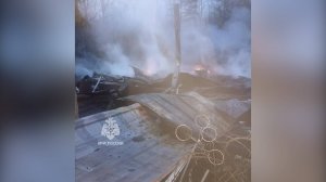 (Рыбинск-40) В ПОЖАРЕ ПОСТРАДАЛ МУЖЧИНА