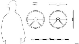 Рулевое колесо D. Чертёж. Steering-wheel D. Drawings.
