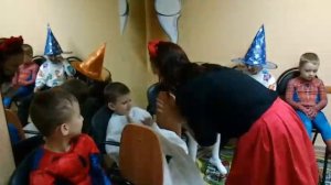 Репортаж об английском клубе  для малышей «Halloween» в Дзержинском филиале 31 октября
