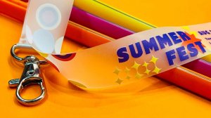 Прозрачная лента для бейджа с полноцветной печатью