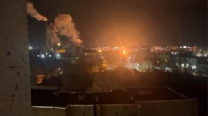 Появились кадры атаки дронов на Орел 5 ноября 2025