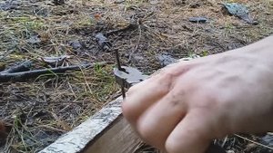 Как забить кривой гвоздь