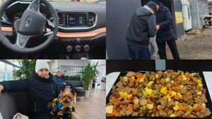 Поменяли резину ,магазины ,готовим ужин и обед .