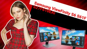 НИКС Компьютерный Супермаркет: видео про ЖК-монитор 27" Samsung ViewFinity S6 S61F S27F610EAI