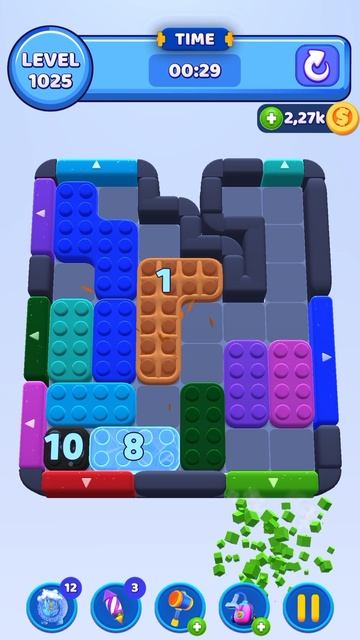 Color Block Jam 1025 Уровень