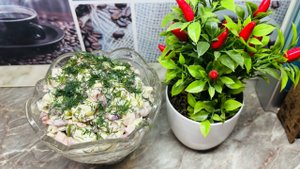 САЛАТ за 5 Минут!! Когда гости на пороге!! Вкусно, Просто и Сытно!!