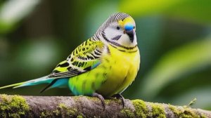 Звуки природы. Птицы. Пение Волнистого попугая на опушке леса